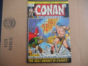 CONAN THE BARBARIAN #15 CLASSIC BARRY WINDSOR-SMITH COVER FN- OR BETTER WOW!!