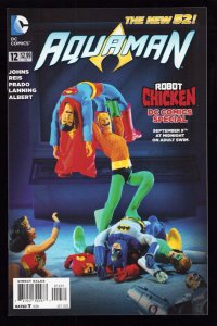 Aquaman #12 Robot Chicken Cover Ltd  (9/9.2) 2012
