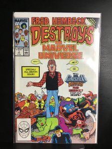 Fred Hembeck Destroys the Marvel Universe #1 (1989)
