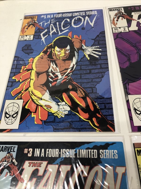 The Falcon (1983) #1 2 3 4 (VF+/NM) Complete Set 1st solo series • Marvel Comics