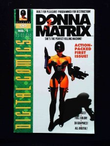 DONNA MATRIX  #1  REACTOR COMICS 1993 VF