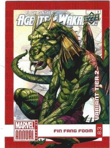 2020-21 Marvel Annual Variant Tier 2 #83 Fin Fang Foom