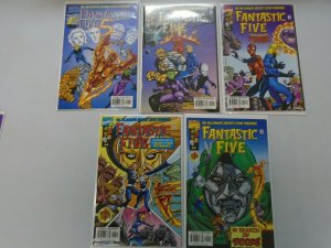 Fantastic Five 2 sets 10 different issues 8.0 VF (1999+2007 1st and 2nd Series)