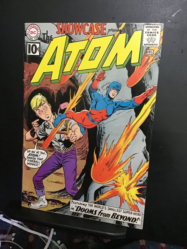 Showcase #35  (1961) high-grade 2nd Silver Age Atom key! VF+ Wytheville CERT Wow