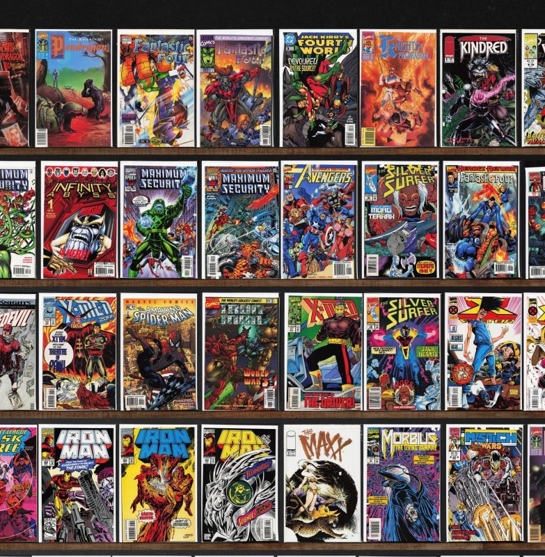 Huge Lot 150+ Comics with Iron Man, Knights Of Pendragon & More!