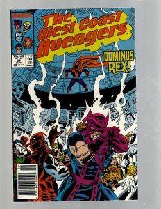 12 The West Coast Avengers Comics #17 18 19 20 23 24 25 42 44 61 Annual #1 2 GB2