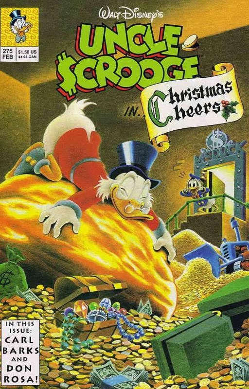 Uncle Scrooge (Walt Disney) #275 VF/NM ; Disney | Christmas Cheers Barks Rosa