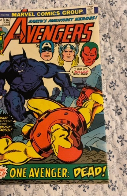 The Avengers #136 (1975)Ironman vs the besst