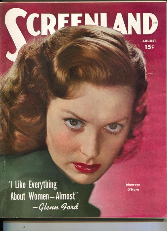 ScreenLand-Maureen O'Hara-Gail Russell-Rudy Valle-Veronica Lake-Aug-1949