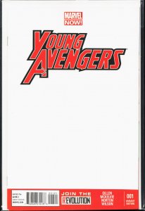 Young Avengers #1 Blank Cover (2013) Young Avengers