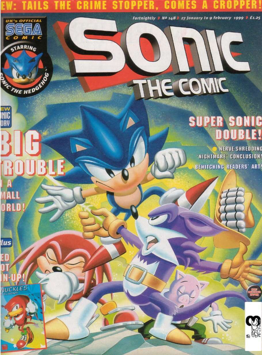 Sonic the Comic #144 VF ; Fleetway Quality Comic Book