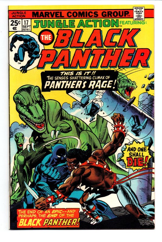 Jungle Action #17 - Black Panther - Death of Kilmonger - KEY - 1975 - (-NM) 