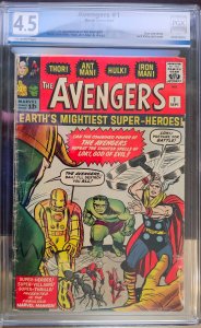 Avengers #1: (1963) Key 1st app. of Avengers