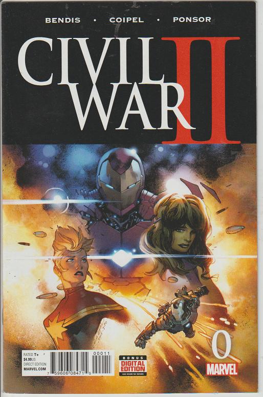 CIVIL WAR 2 #0 - MARVEL - BAGGED & BOARDED