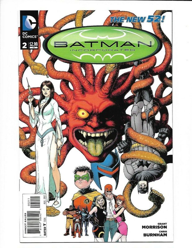 Batman Incorporated #2 DC 2012 NM 9.4+ Chris Burnham cover. 