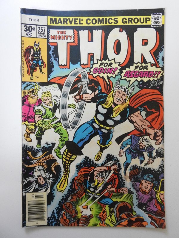 Thor #257 (1977) VG Condition! Moisture stain