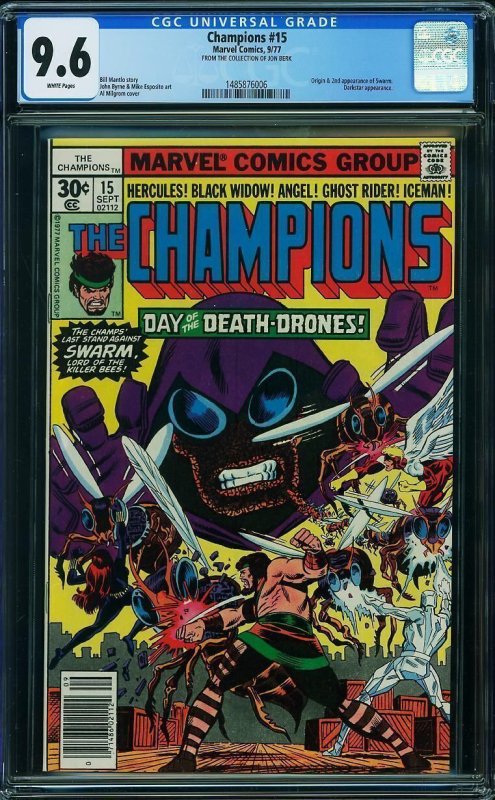 Champions #15 (1977) CGC 9.6 NM+