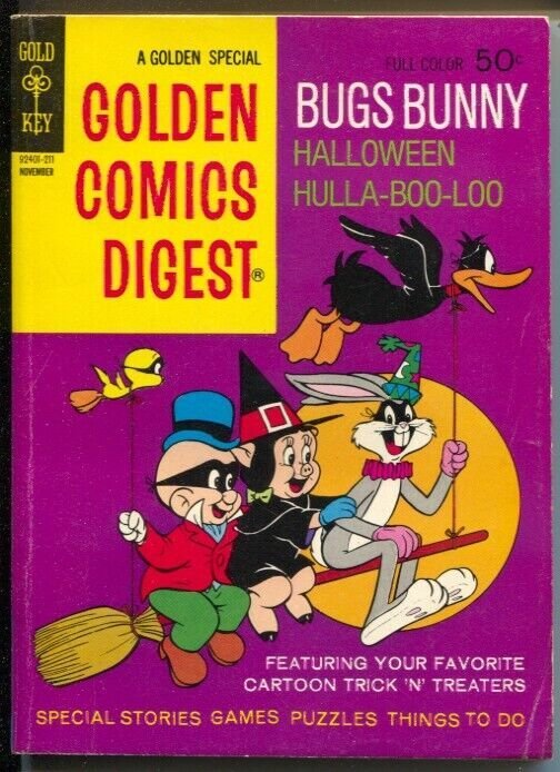 Golden Comics Digest #26 1972-Bugs Bunny Halloween-Porky Pig-FN 