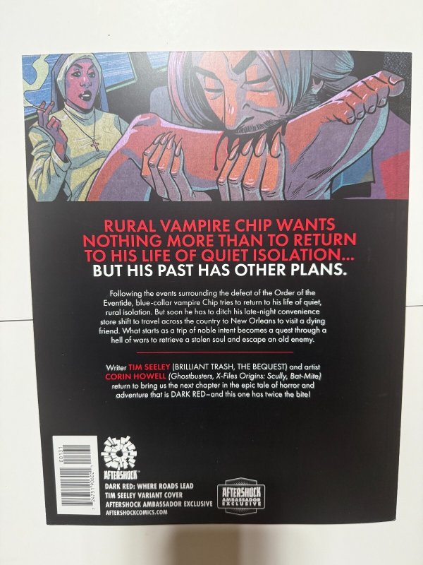 Dark Red # 1 NM Seeley Ambassador Variant Aftershock Mag Size Comic Book 1 J405