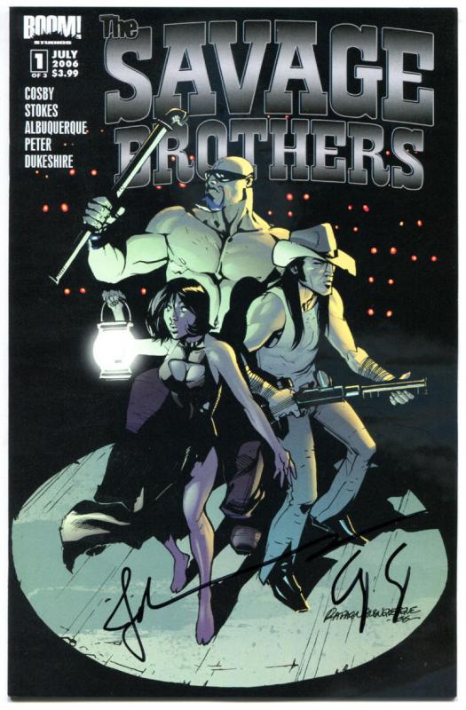 The SAVAGE BROTHERS #1, NM, Signed, 2006, Boom Studios, more indies in store