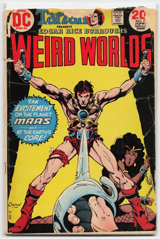 Weird Worlds #7 (1973) John Carter Warlord of Mars
