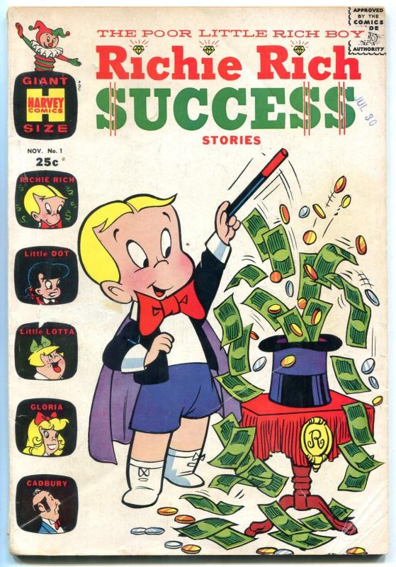 Richie Rich Success Stories #1 1964- Little Dot- Little Lotta -Giant VG