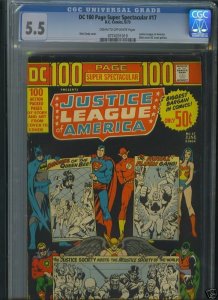 DC 100-Page Super Spectacular #17 (1973) CGC 5.5 FN-