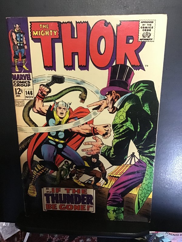 Thor #146 (1967) High-grade Kirby Inhumans origin key! FN/VF Wow