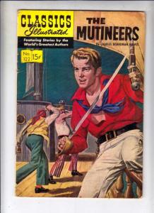 Classics Illustrated #122 (Sep-54) FN+ Mid-High-Grade The Mutineers