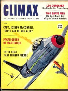 Climax Magazine June 1960- Durocher- Bullfighters- DL Champion VG