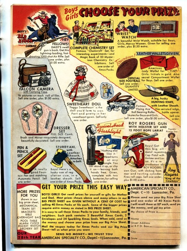 Feature Comics #104 1946- DOLL MAN- Golden Age COMIC BOOK