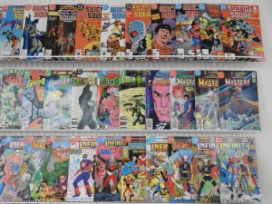 Huge Lot of 130+ Comics W/ Suicide Squad, Green Lantern, Warlord Avg. FN+ Cond.