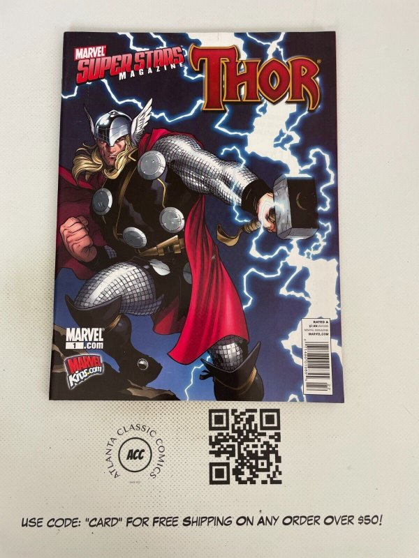 Marvel Super Stars Magazine : Thor # 1 Comic Book Magazine Avengers Hulk 7 J215