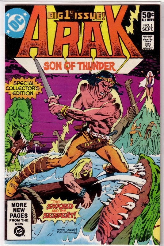 Arak, Son of Thunder  # 1 VF/NM