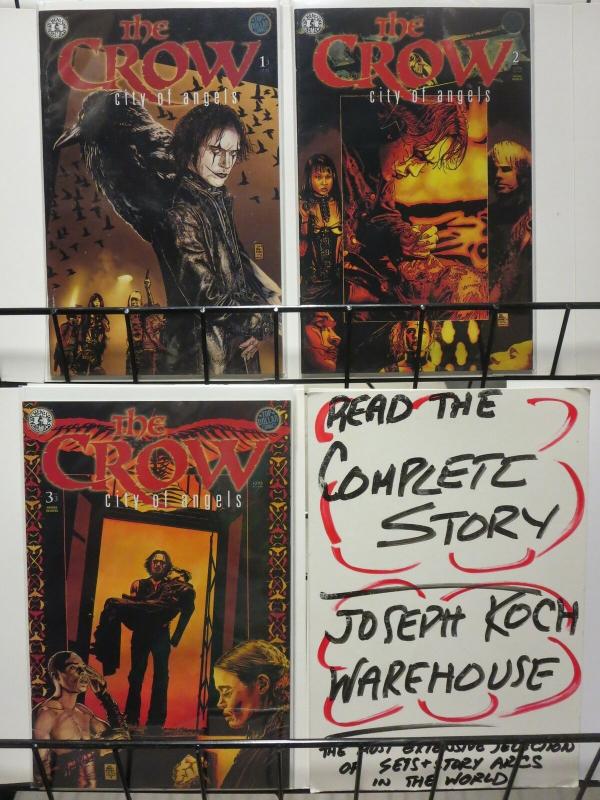 CROW CITY OF ANGELS (1996) 1-3 LINE DRAWN CVR