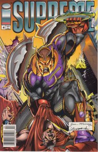 Supreme #4 (Newsstand) GD ; Image | low grade comic Rob Liefeld