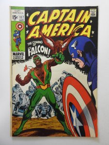 Captain America #117 (1969) FN+ Condition! First app and origin of the Falcon!