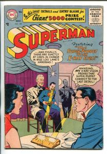 SUPERMAN #109 1956-DC-X-RAY VISION ISSUE-good/vg