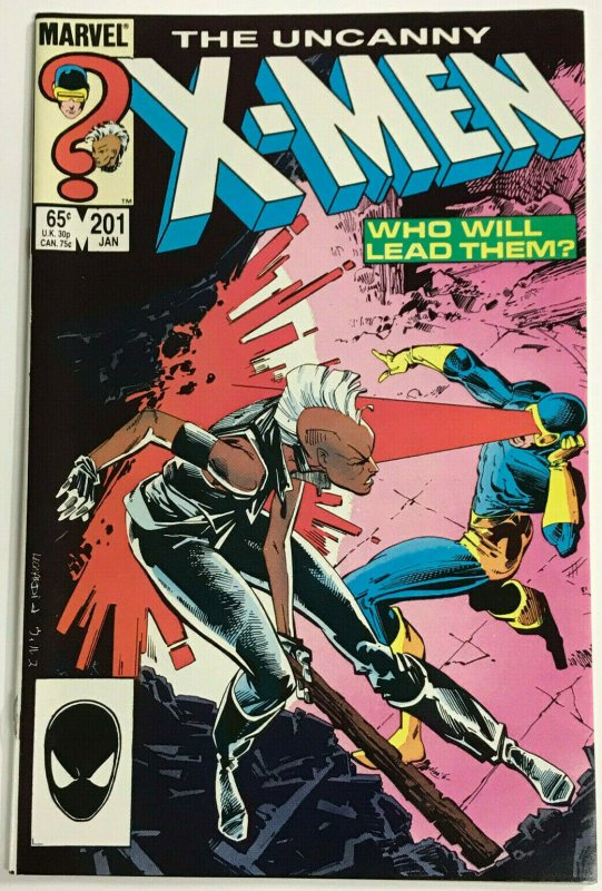 UNCANNY X-MEN#201 VF/NM 1986 FIRST BABY NATHAN SUMMERS MARVEL COMICS