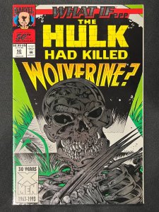 WHAT IF #93, 50, 37 - WOLVERINE - 3 PC LOT (9/9.2) 1992/93/97