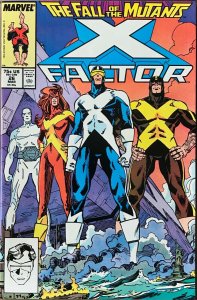 X-FACTOR Comic Issue 26 — 1988 Marvel Universe - Cyclops Beast Jean Grey Iceman