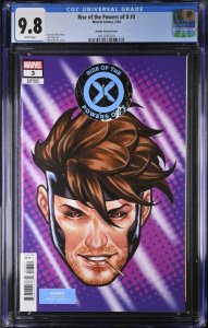 Rise of the Powers of X #3 CGC 9.8 Mark Brooks Gambit Headshot Var Marvel 2024