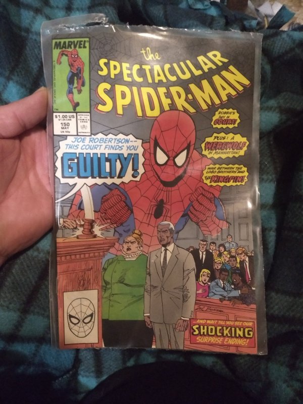 The Spectacular Spider-Man #150 NM in original plastic