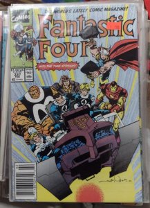 Fantastic Four  # 337 1989 MARVEL newstand variant walter simonson tva time stre