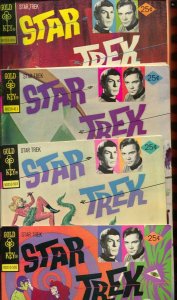 Star Trek Comics Lot of 18 #3 1968-Gold Key-18 issues 