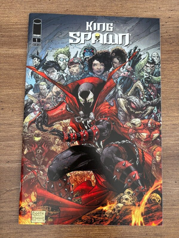 King Spawn # 1 NM 1st Print Variant Cover Image Comic Book McFarlane 17 J280