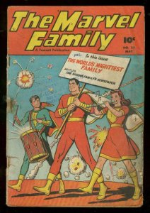 MARVEL FAMILY #23 1948-FAWCETT-FIRECRACKER-PATRIOTIC G