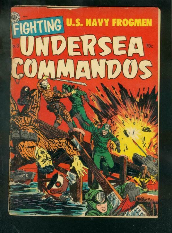 FIGHTING UNDERSEA COMMANDOS #3 1952-FROGMEN IN KOREA FR