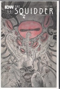 The Squidder #2 Black and White Cover (2014)