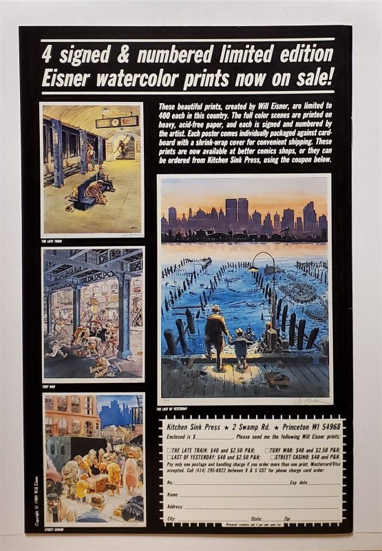 The Spirit (8th Series) #58 (Aug 1989, Kitchen Sink) VF/NM  